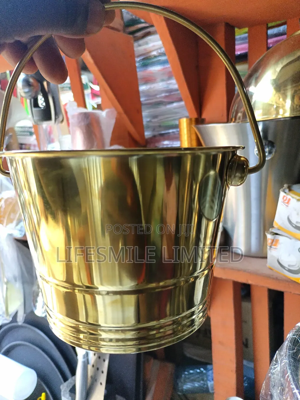 Quality Gold Ice Bucket