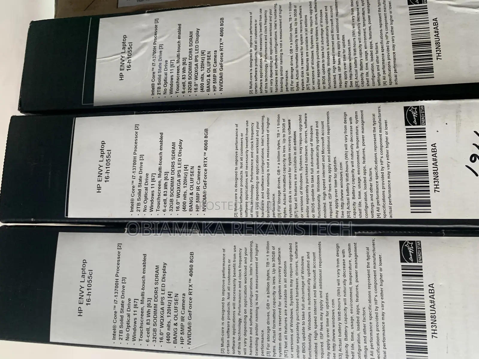 New Laptop HP Envy 16 Gaming 16-H1023dx 32GB Intel Core I7 SSD 2T