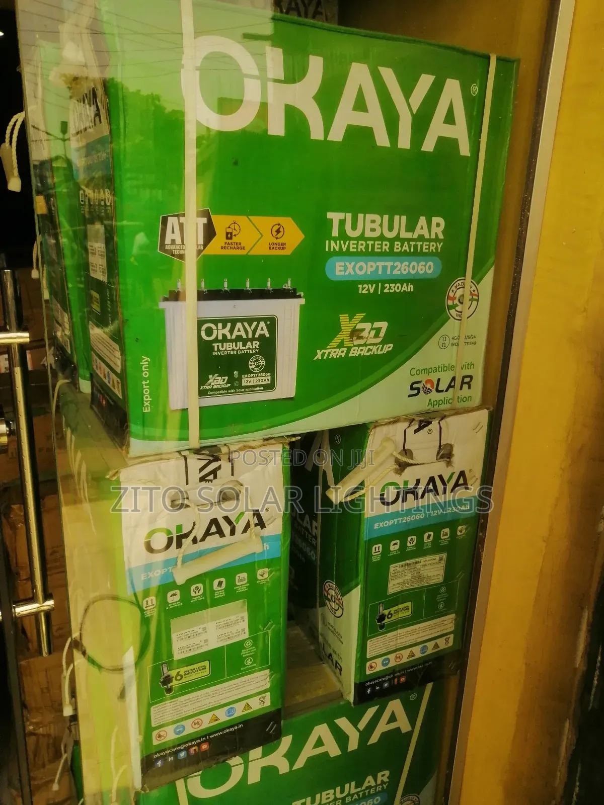 220/230/240ahms Tubular Battery