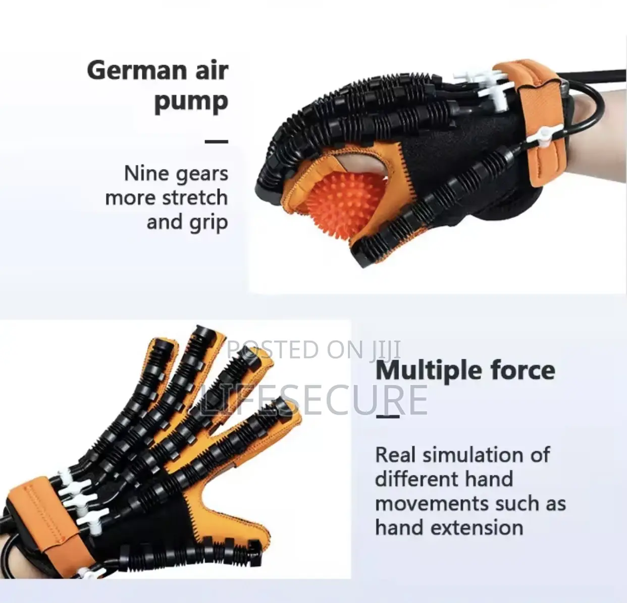 Stroke Rehabilitation Gloves for Fingers Dysfunction With Hand Heating