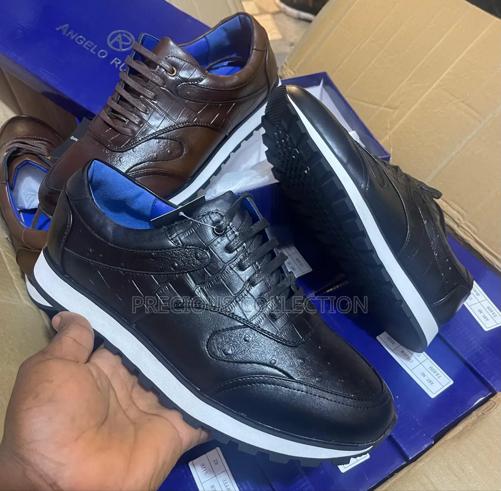 Angelo Ruffo Lace Up Leather Shoes