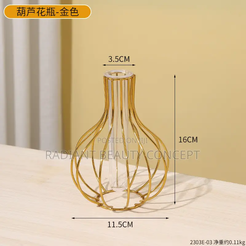 Geometric Shape Flower Vase