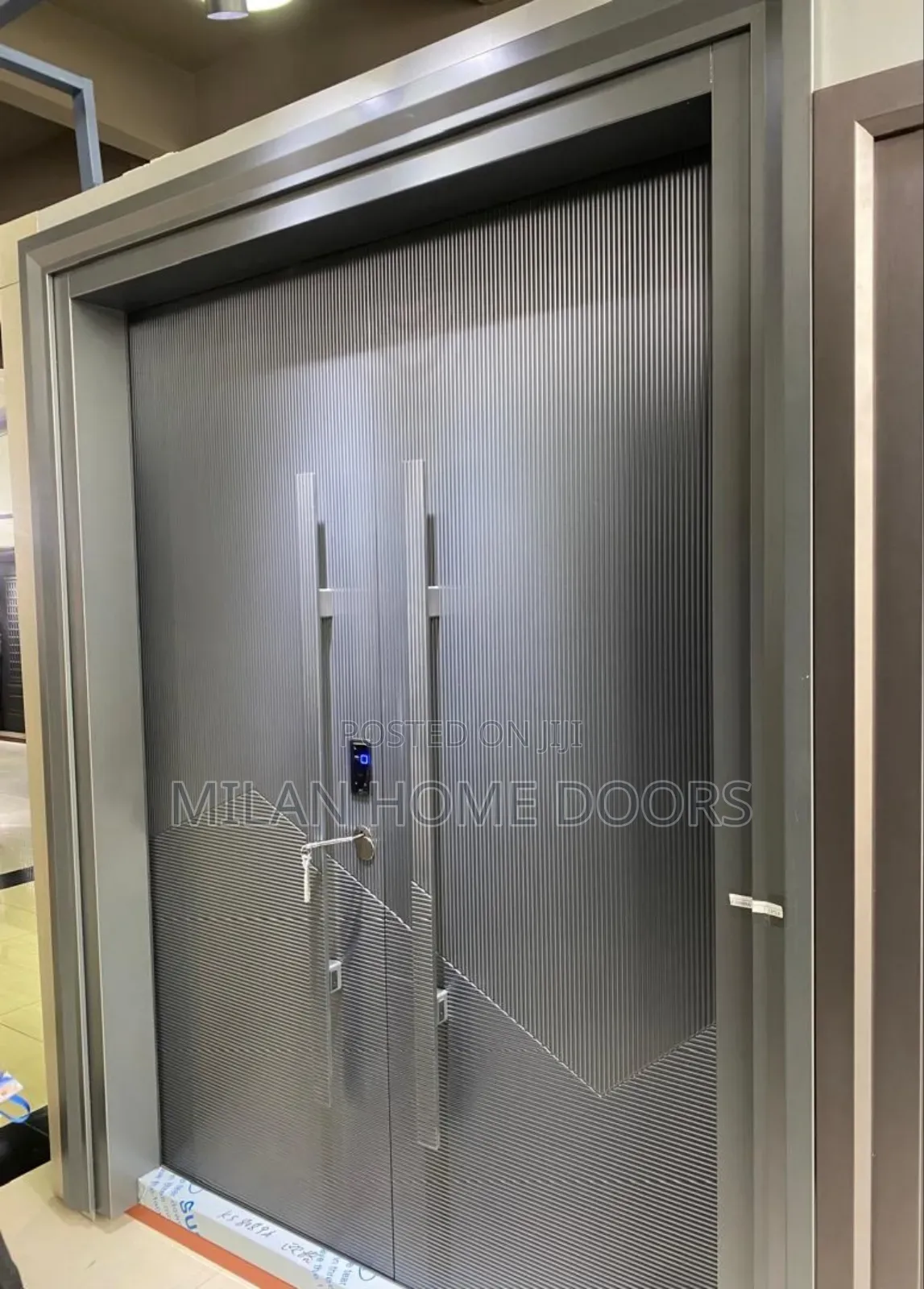 5ft by 7ft Armor Security Door With Biometric (Fingerprint)
