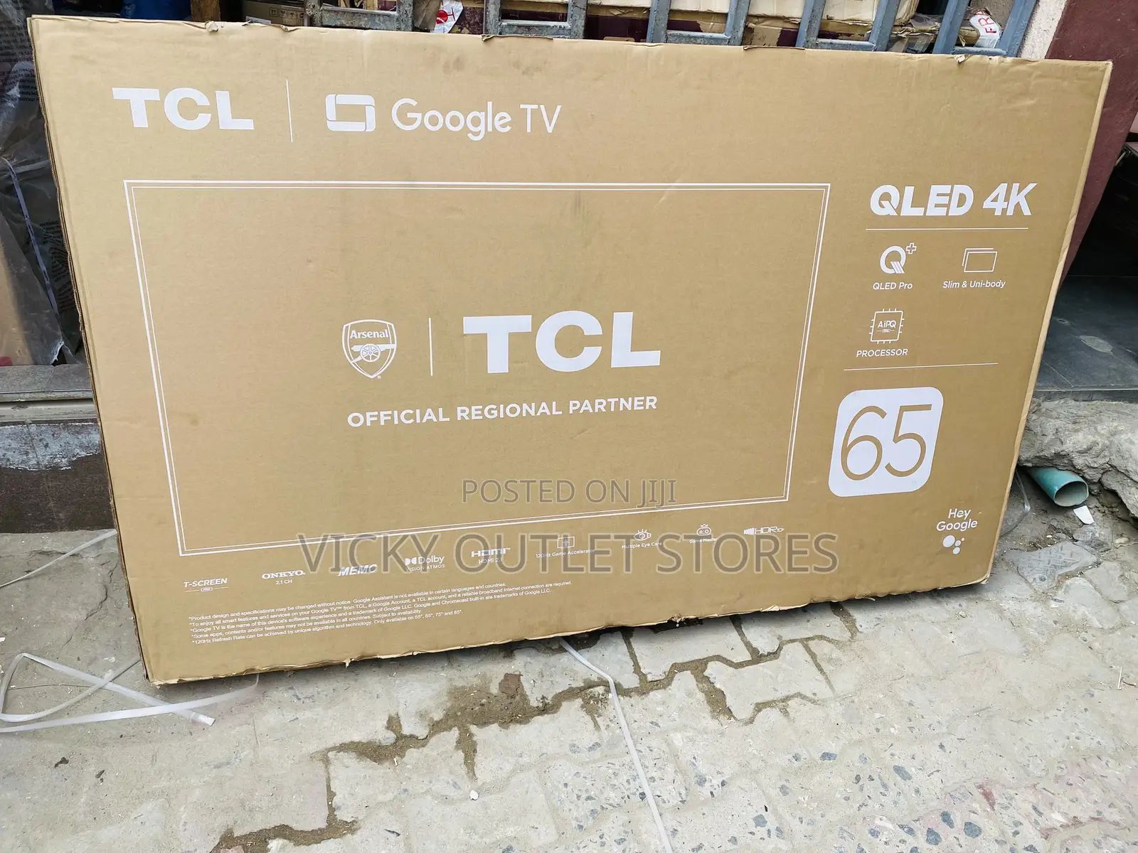 TCL 65”QLED Google Smart Tv