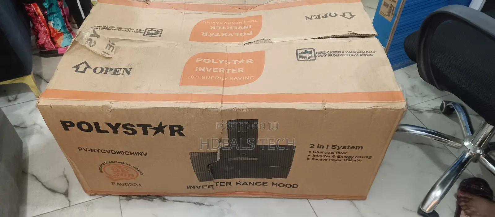 Amazing Bargain- Polystar Range Hood Pv-Nycvd90chinv