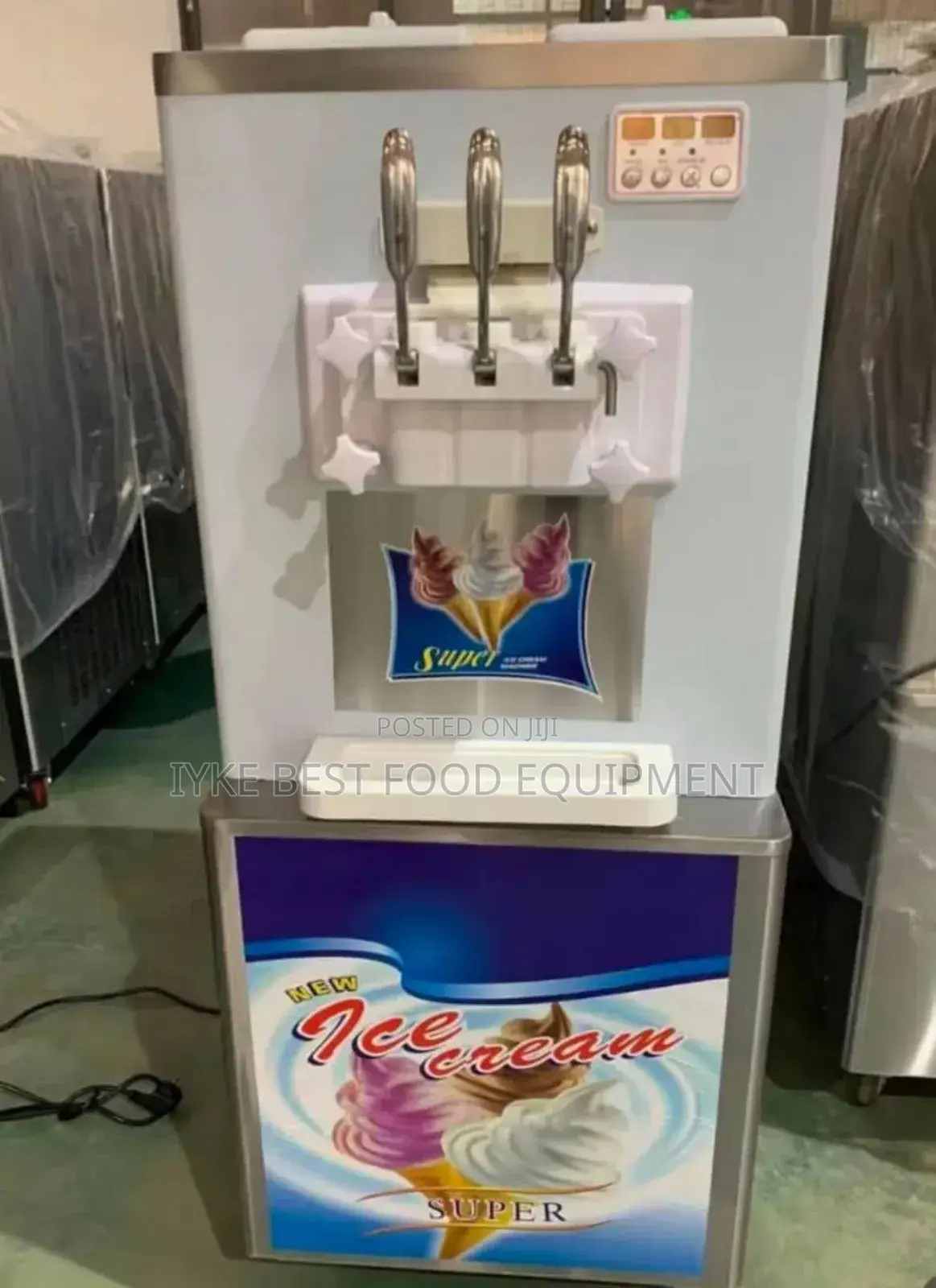 3 Nozzle Standing Ice Cream Machine