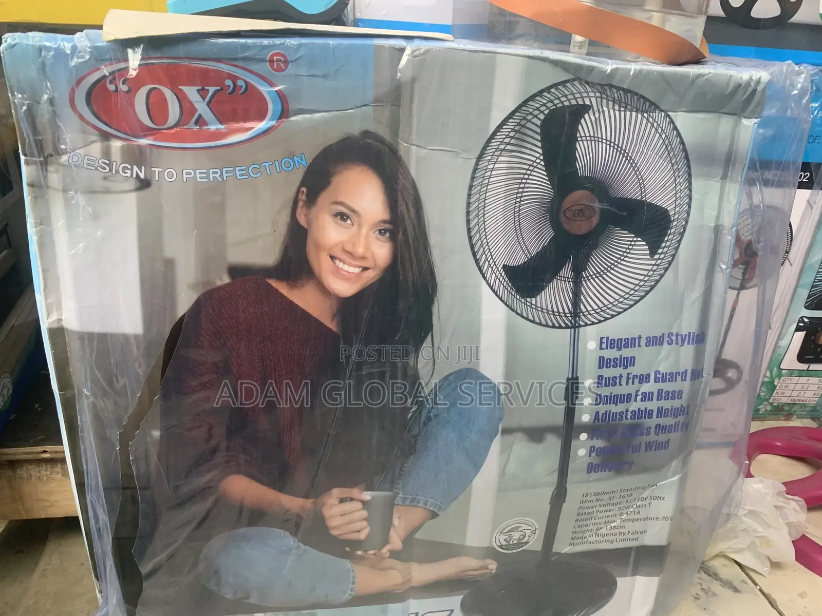 Ox Standing Fan 18”