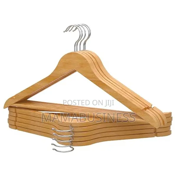 Wooden Cloth Hangers - Pack of 10