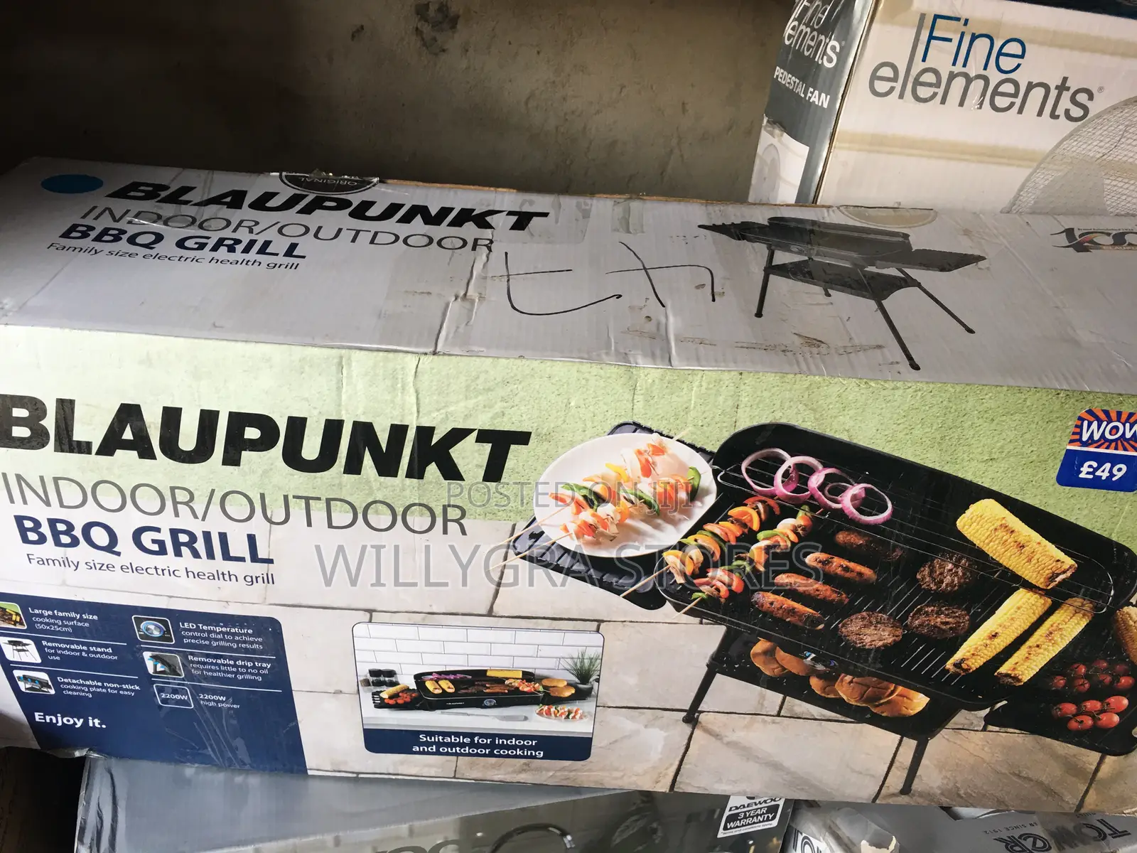 Blaupunkt Indoor/Outdoor Electric Bbq Grill