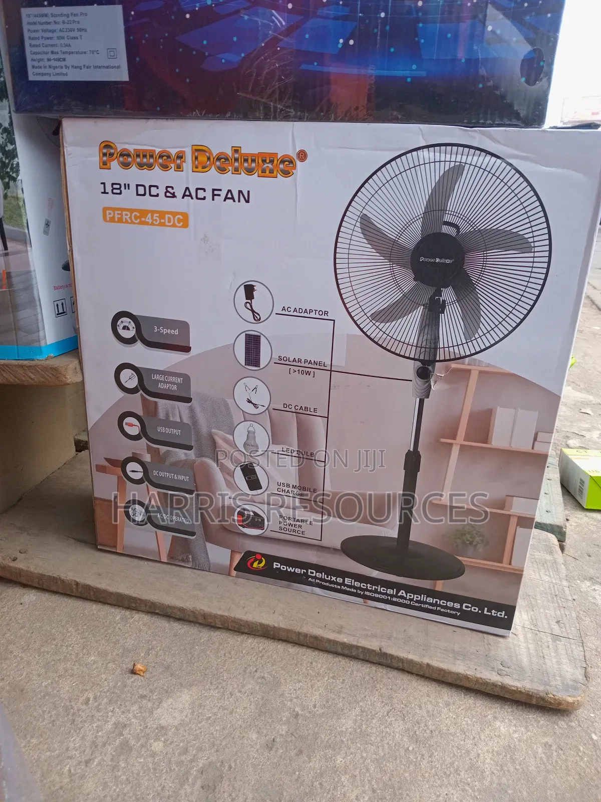 Power Deluxe Ac/Dc 18 Inches Standing Fan - PFRC-45-Dc