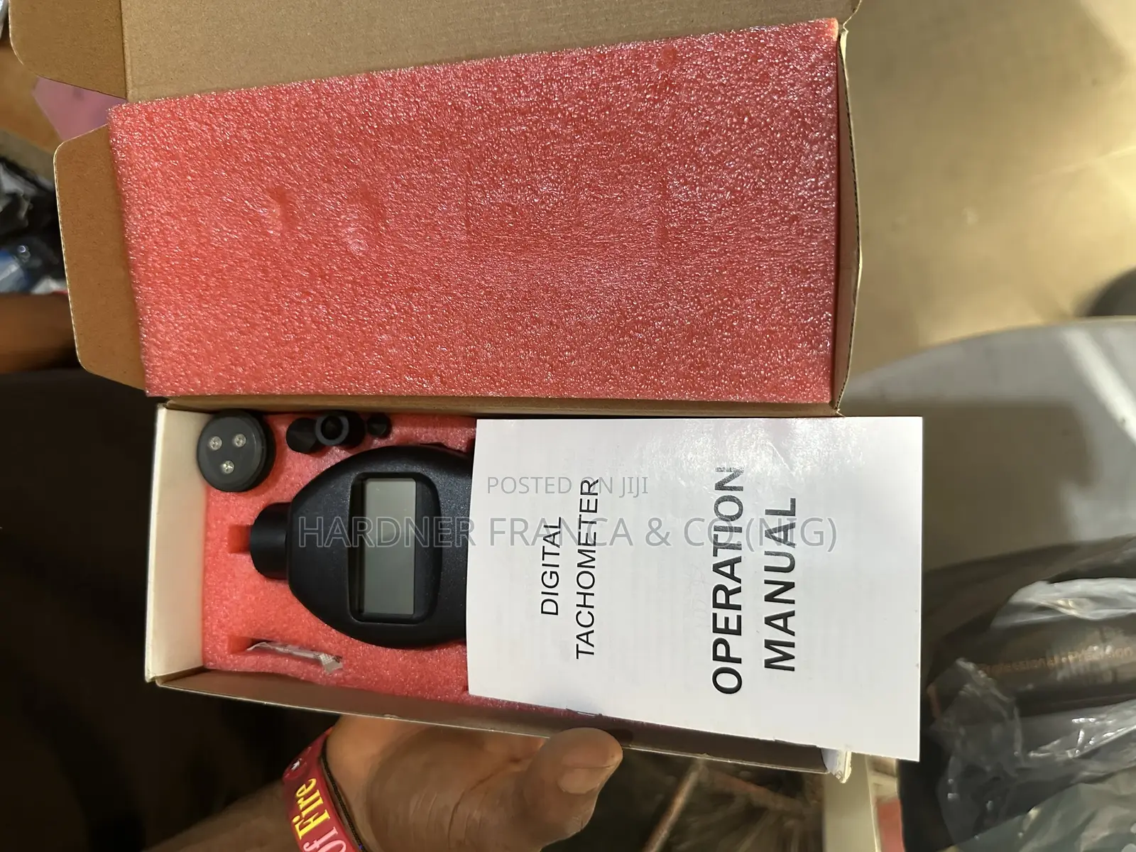 Digital Tachometer Photo and Contact