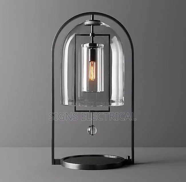Decorative Natural Style Glass Table Lamp for Home Decor