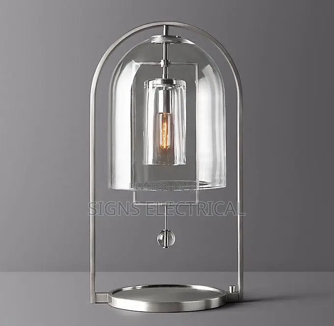 Decorative Natural Style Glass Table Lamp for Home Decor
