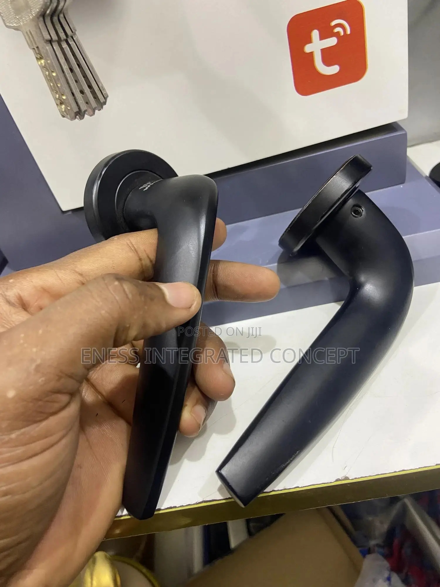 Super Black Coated Door Lock