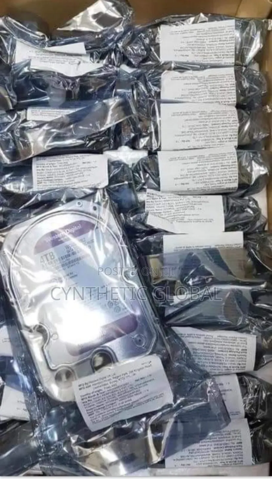 4 Tb Wd Purple Surveillance Hard Drives for CCTV Storage