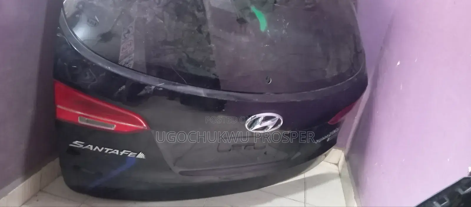 Back Boot for Hyundai Santa Fe 2012