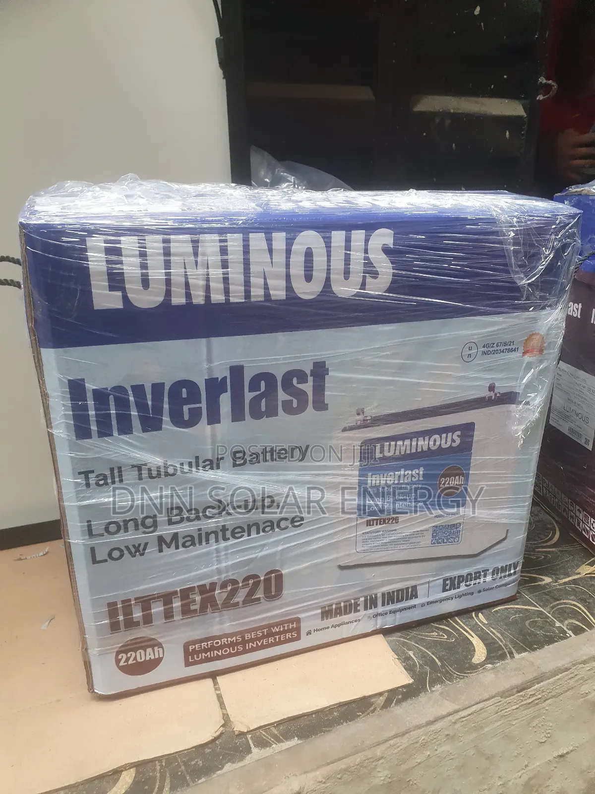 Luminous Inverlast Tubular Batteries 220ah 12v