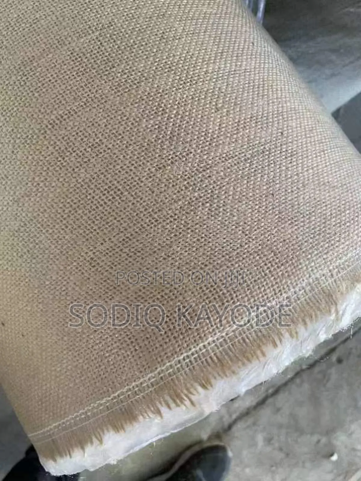 Burlap Fish Sack