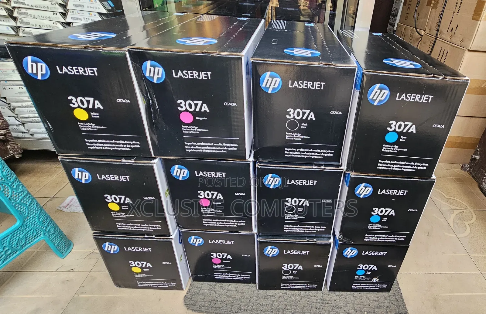 Hp Toner Cartridge 307a Bk/Y/M/C