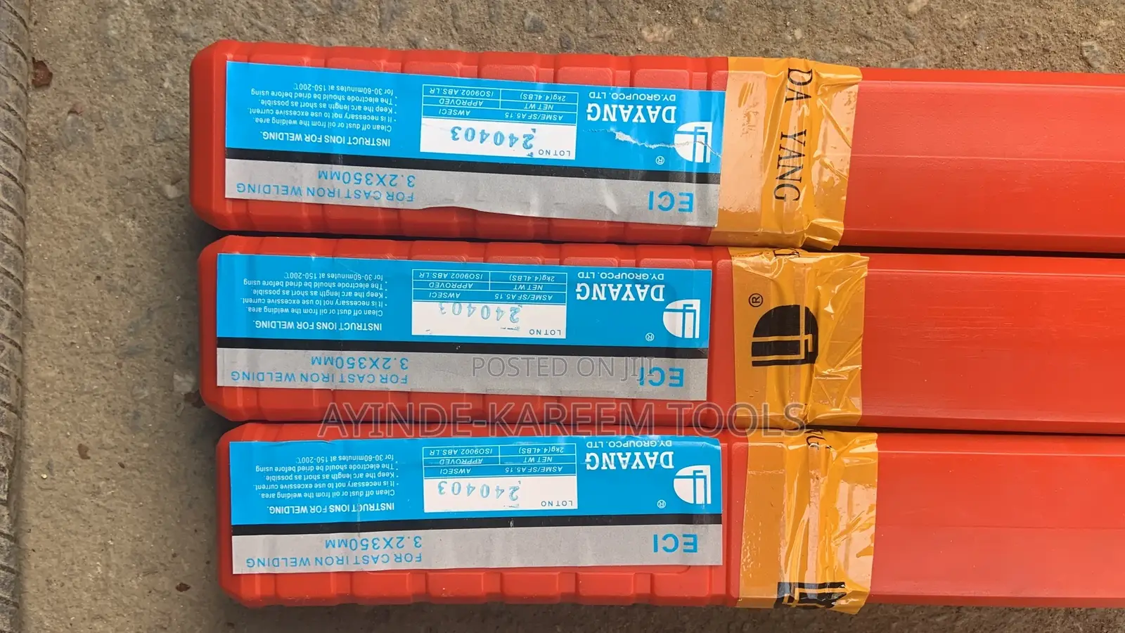 Cast Iron Welding Electrode (3.2 X 350mm) 2kg