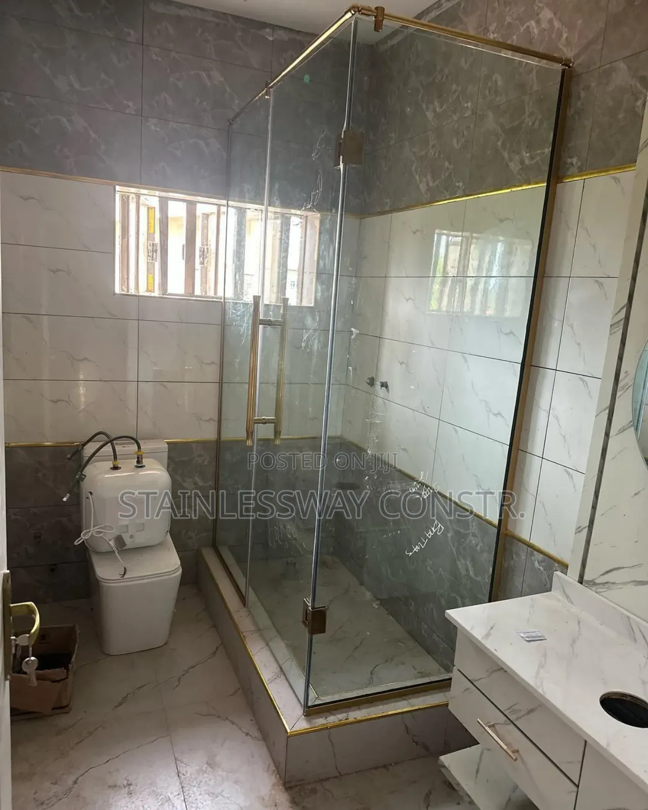 Shower Glass Cubicle Antique