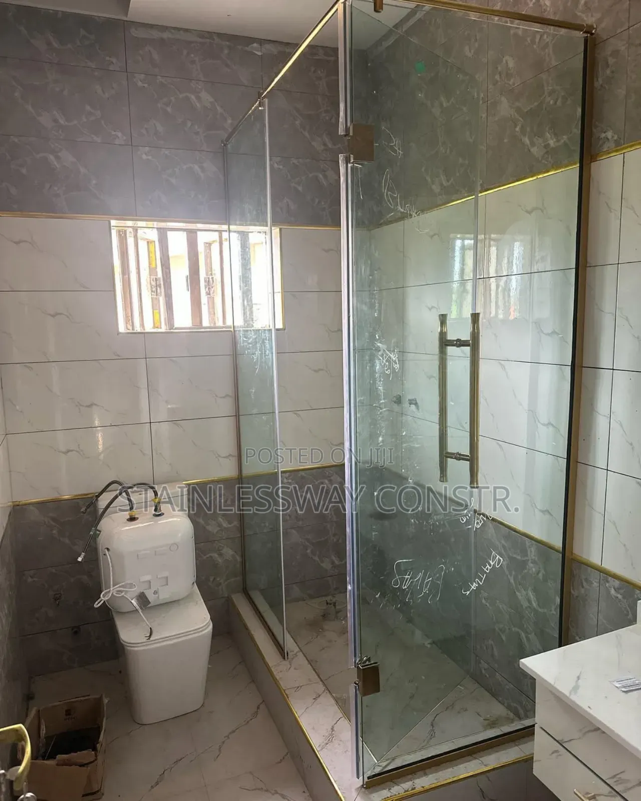 Shower Glass Cubicle Antique