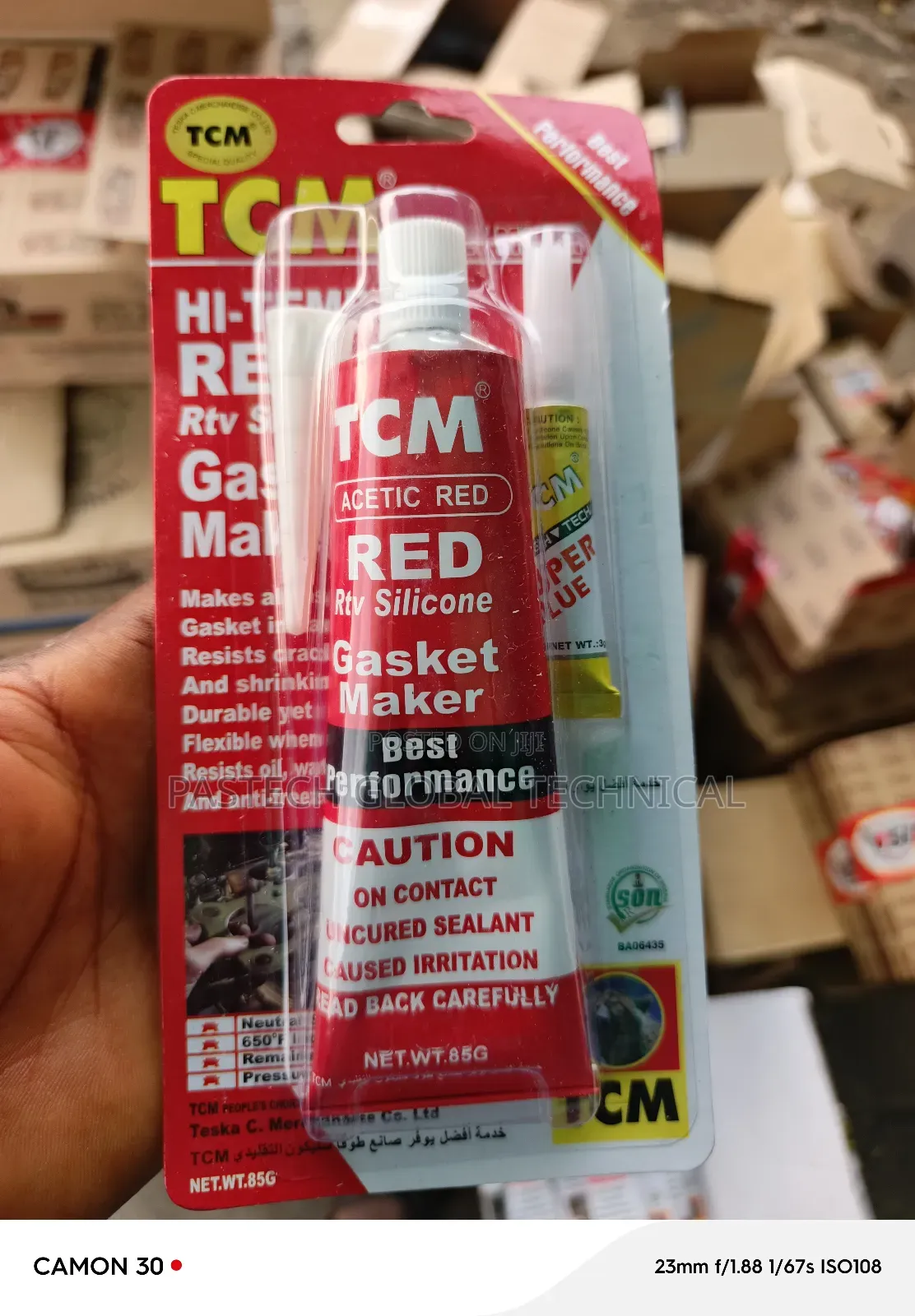 TCM Red RTV Silicon Gasket Maker (85G)