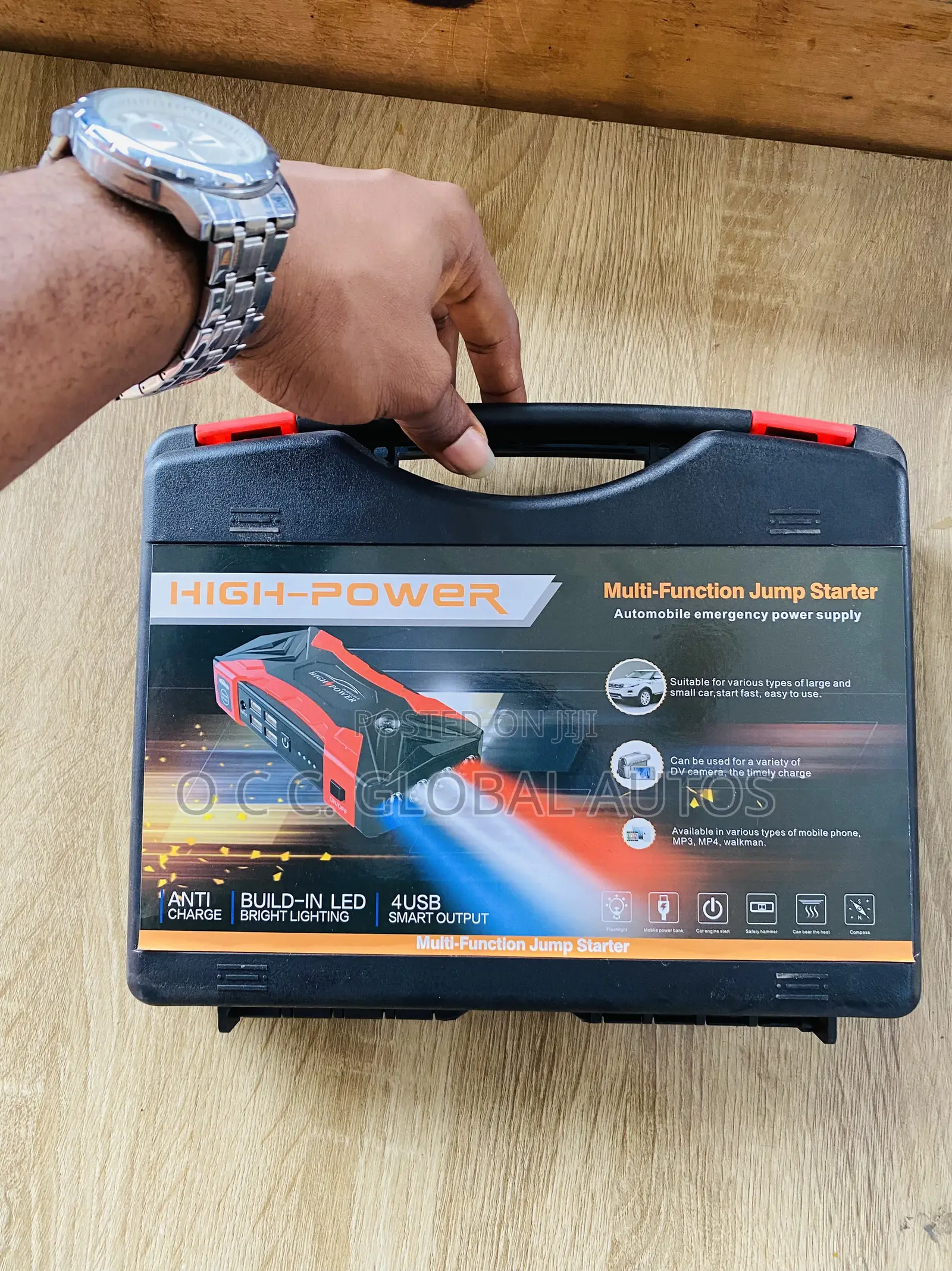 High Power Jump Starter Battery Capacity 99800mah