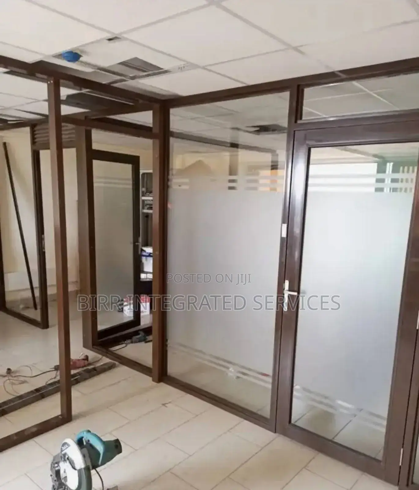 Glass Partitioning for Office