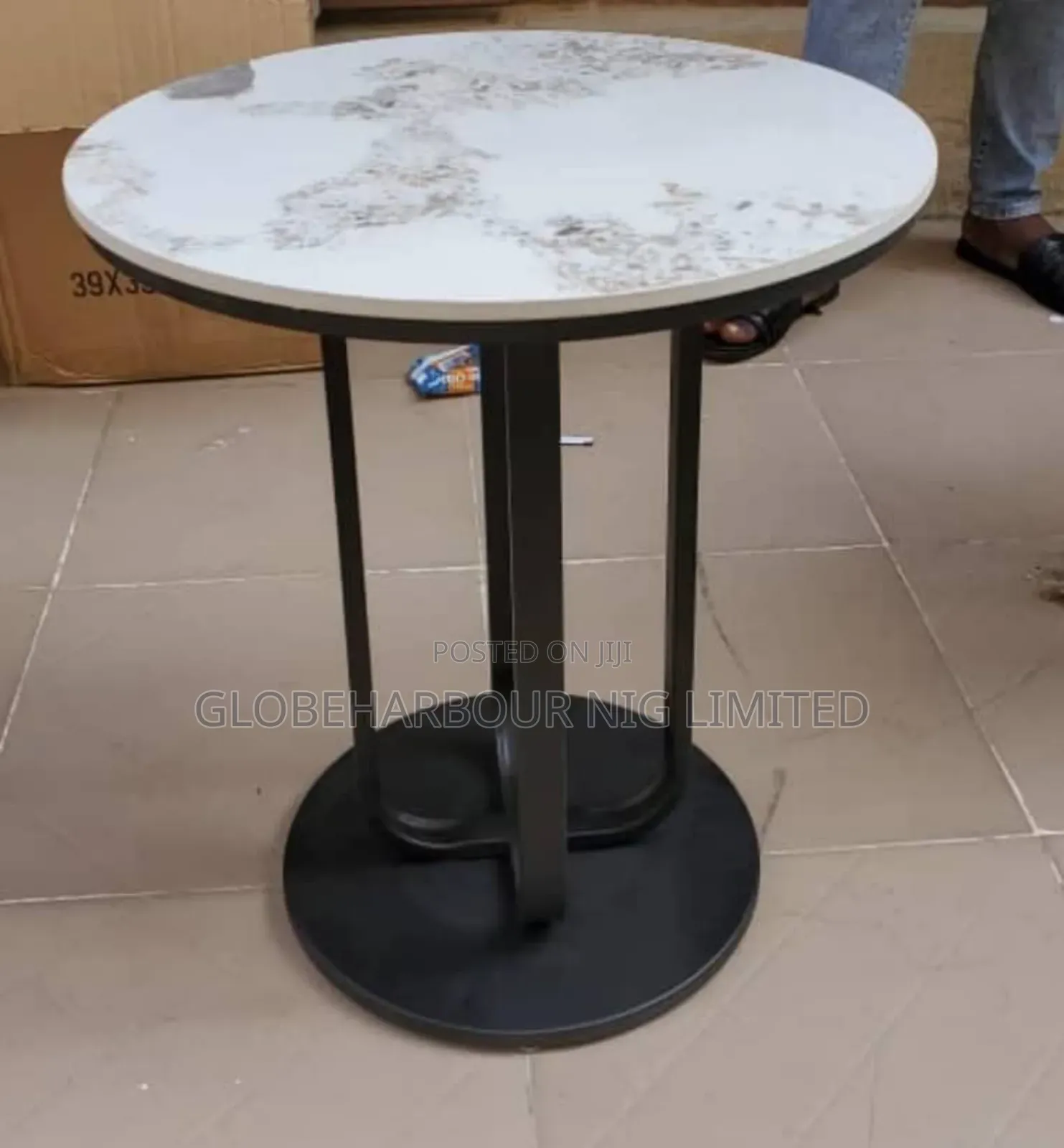 Luxury Mable Top High-Quality Side Stool