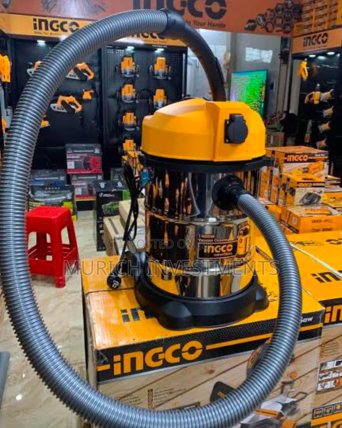 Ingco Heavyduty Wet and Dry Vaccum Cleaner 30 LTR