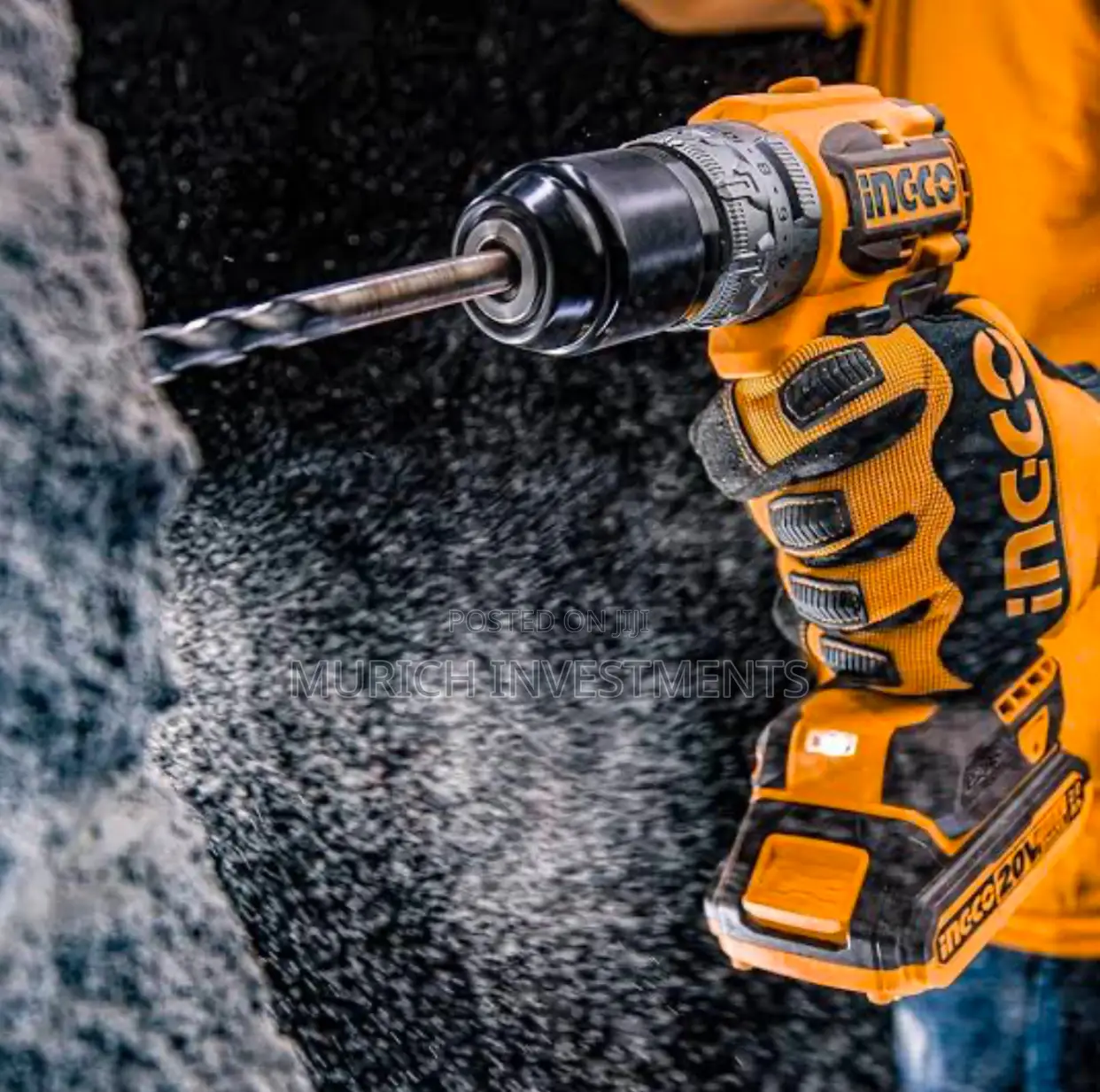 INGCO 20V Brushless Impact Drill With 2pcs Battery 55nm