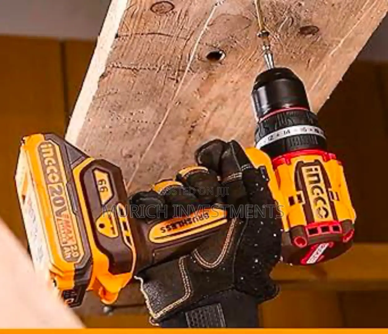 INGCO Compact Brushless Cordless Impact Drill CIDLI20558