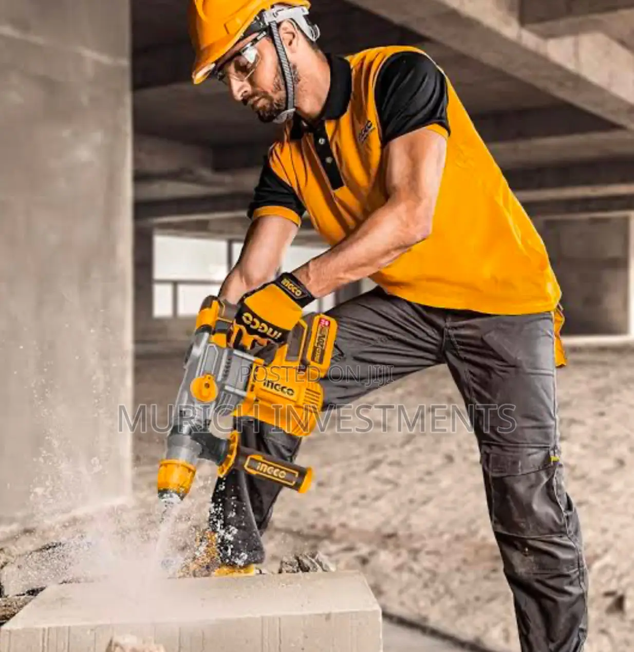 Lithium-Ion Cordless Rotary Hammer 20v INGCO – CRHLI202882