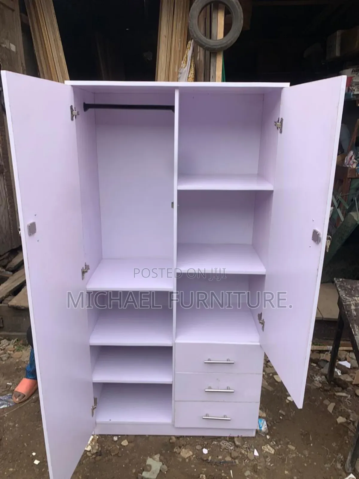 Unused Stylish, Spacious and Sturdy 3 by 6 Wardrobe