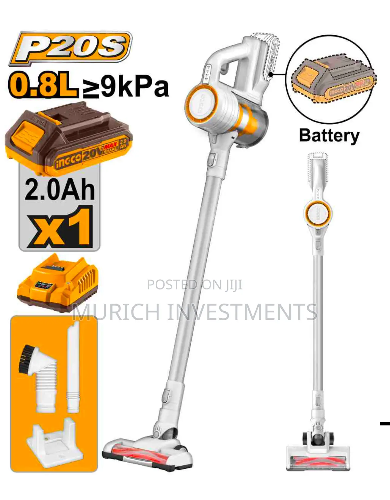 Cordless Vacuum Cleaner CVLI2006 With Battery and Charger
