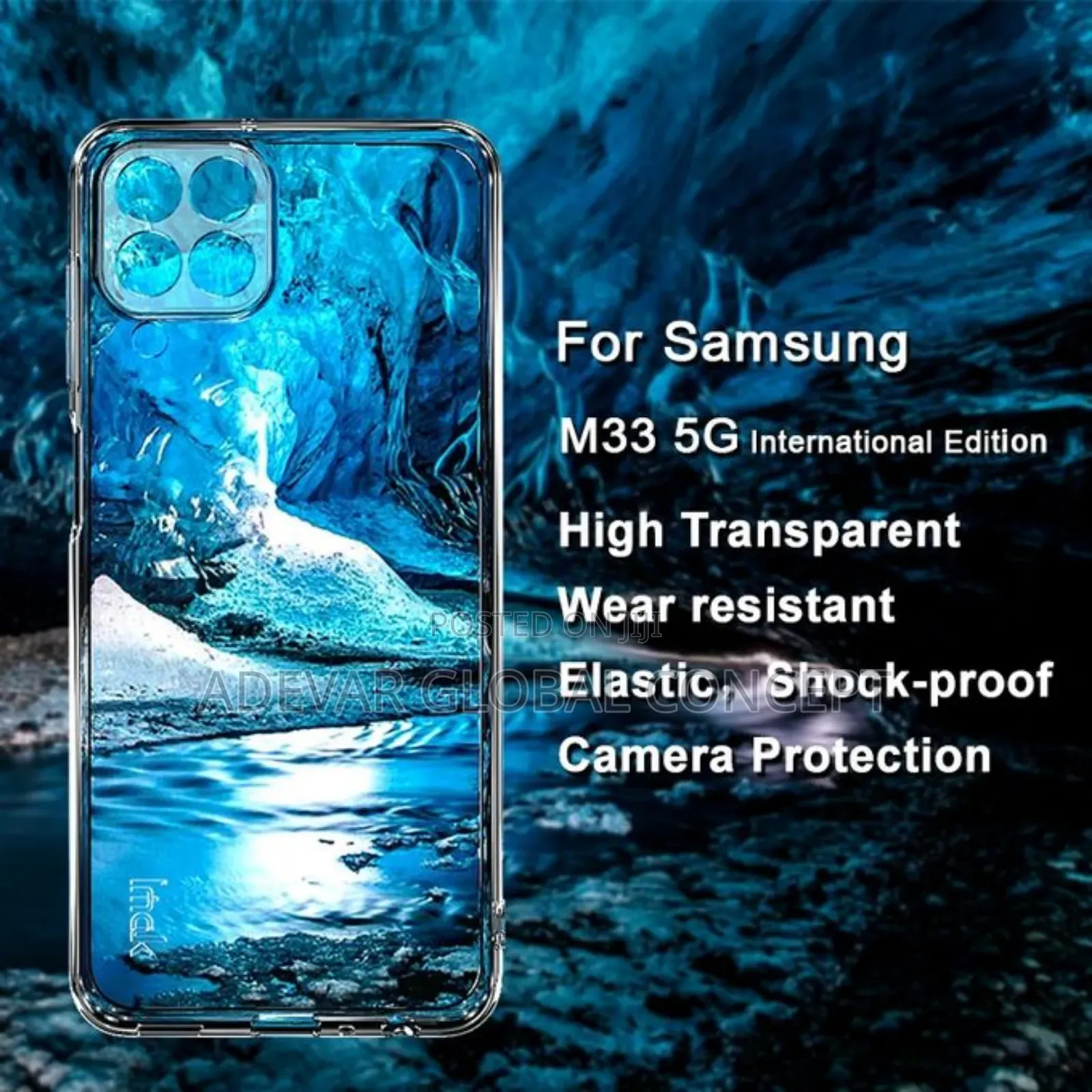 Samsung Galaxy M33 5G Global Transparent Phone Case Pouch