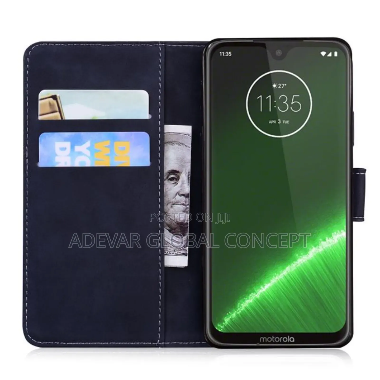 Motorola Moto G7 / G7+ Plus Flip Leather Case Pouch