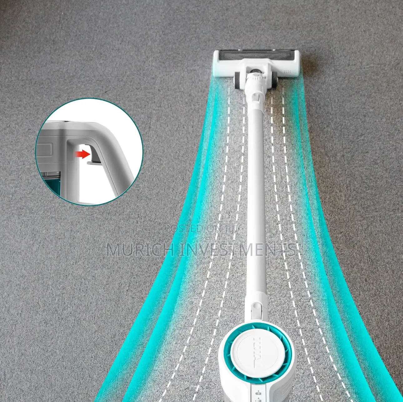 Total Portable Cordless Handheld Vacuum Cleaner Rechargeable