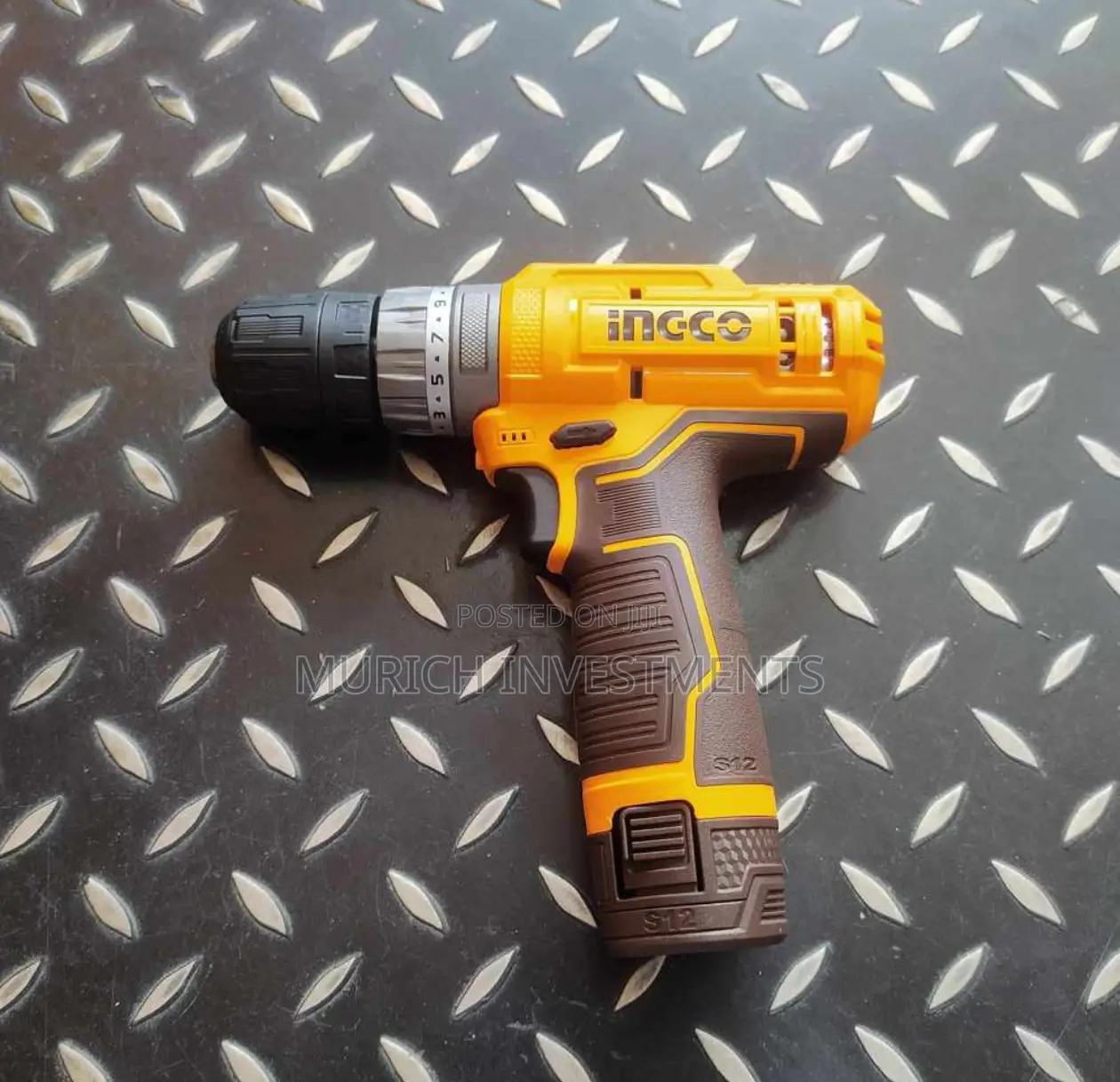 Ingco 12V Lithium-Ion Impact Drill With 2 Pieces Battery