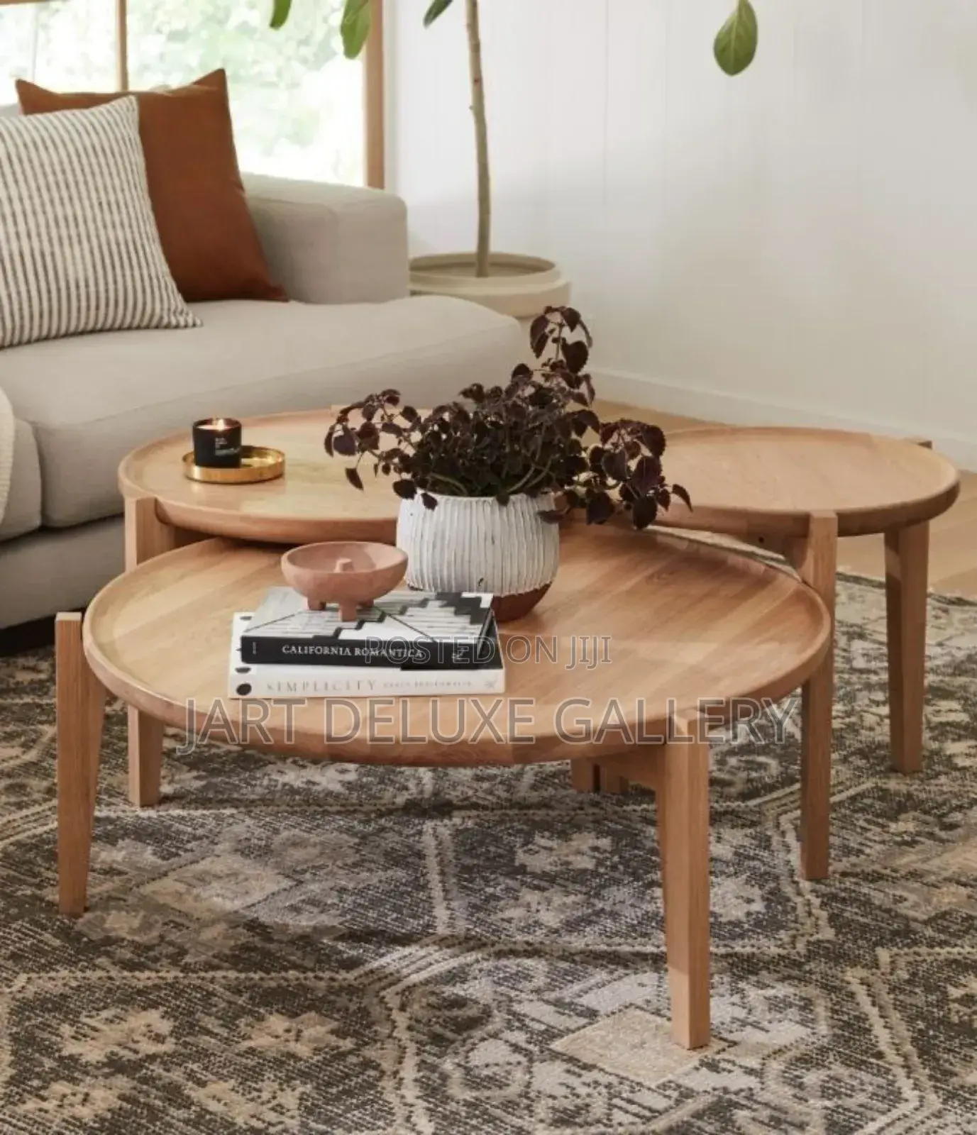 Stylish Natural Timber Table