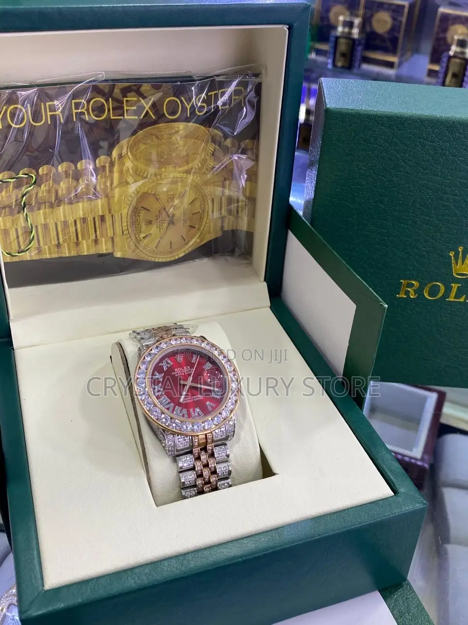 Grade AAA Rolex Quality Luxury Men Chain Strap Wristwatch