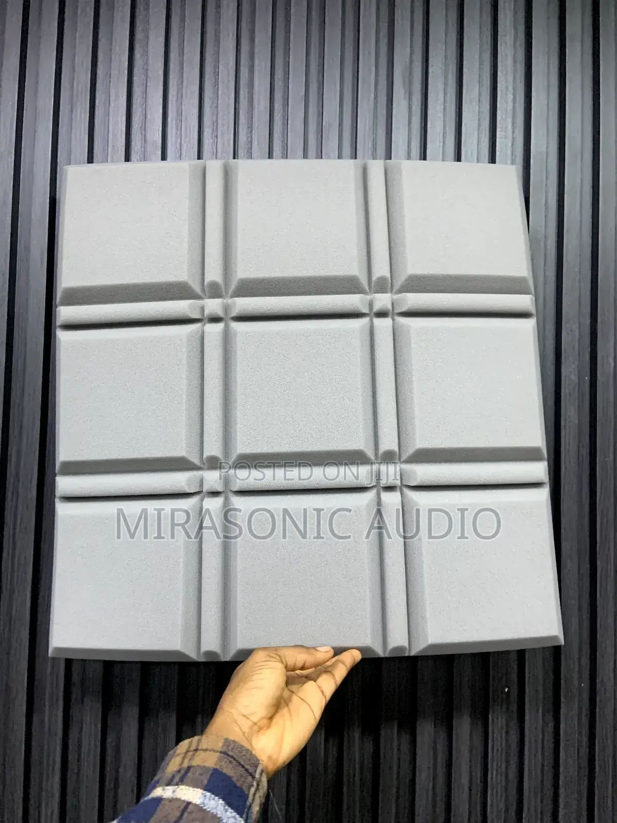 Grey Color Studio Acoustic Foam