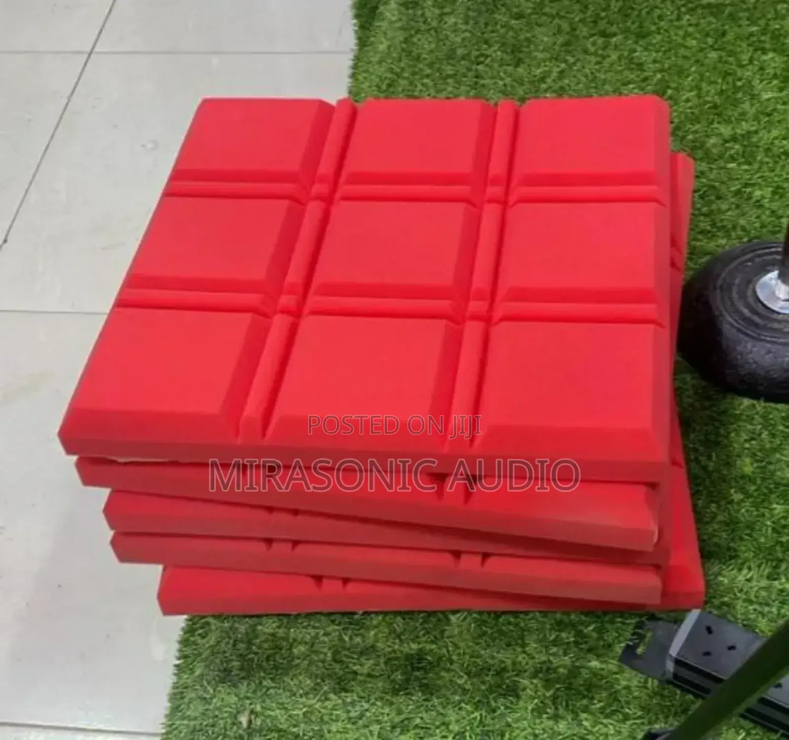 Double Lines Design Acoustic Foam