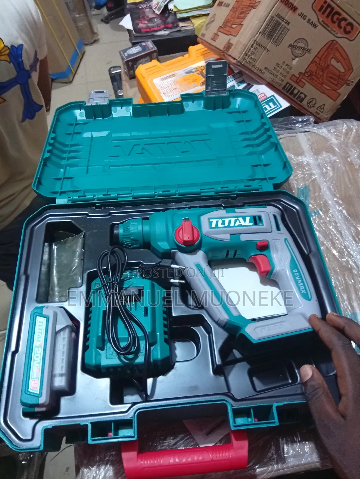 Original Total Rottory Hammer 20v Battery