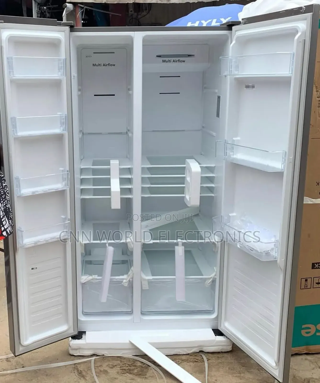 New Hisense 436l Side By Side Fridge Super Cooling Warranty