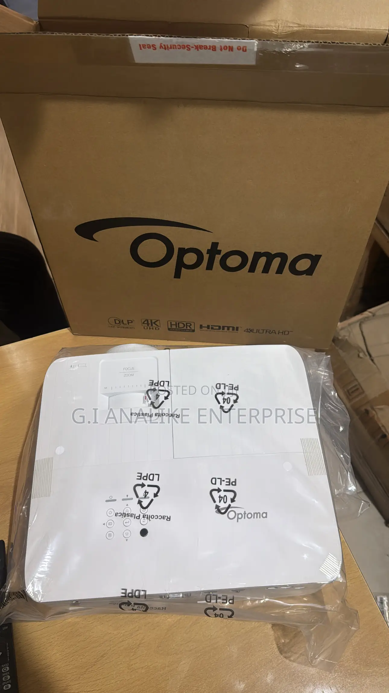 Optoma Uhd38x UHD Next Generation Entertainment Projector
