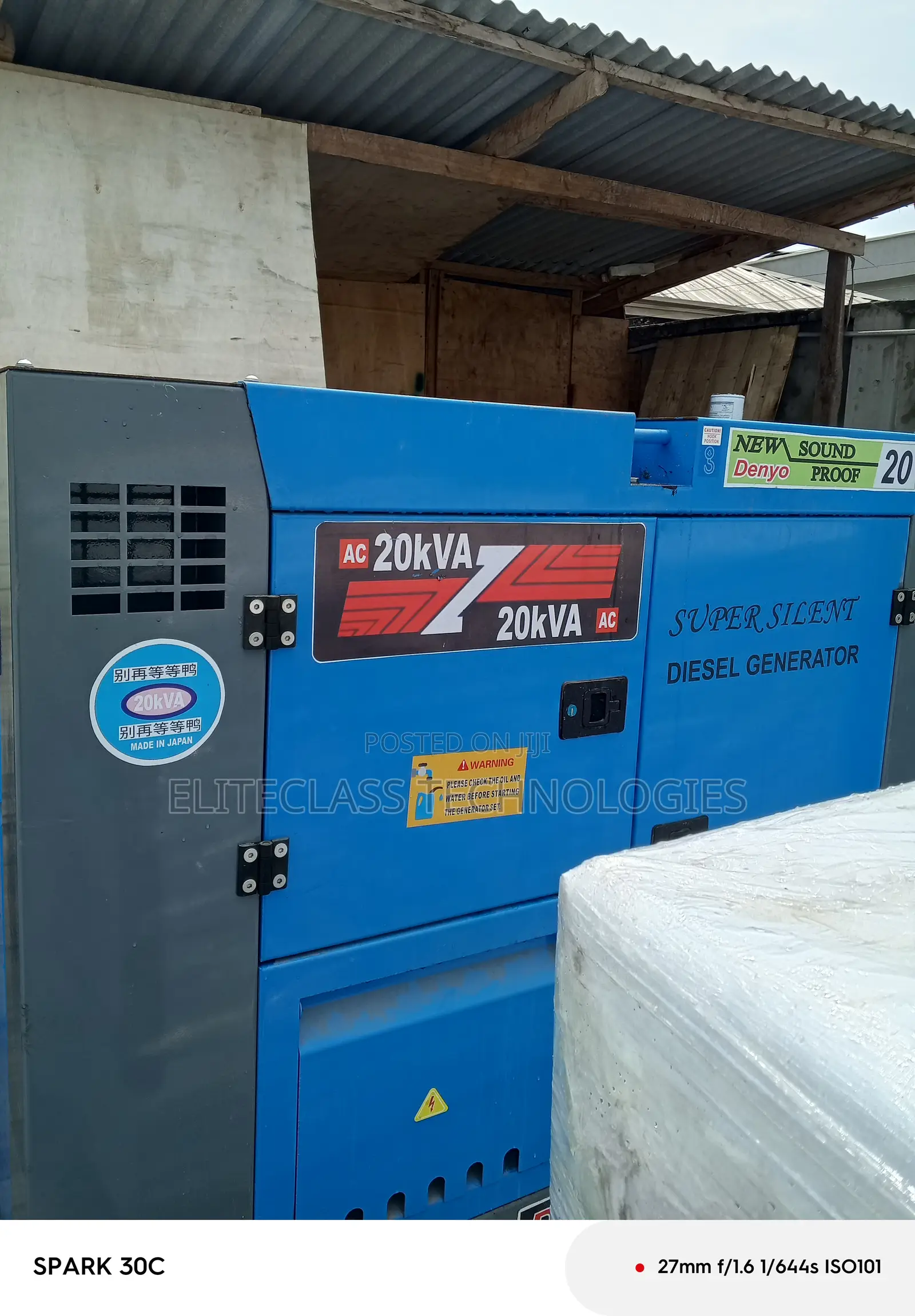 New Soundproof Denyo 20kva DIESEL Generator