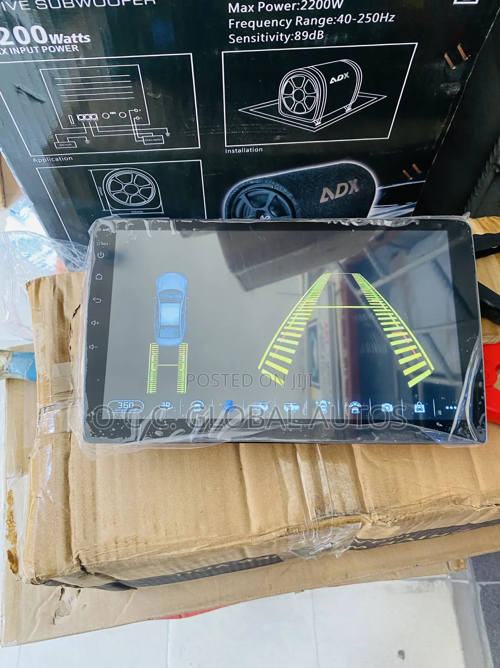 Original Android Screen for 360 Cameras for Hilux 10 Inches