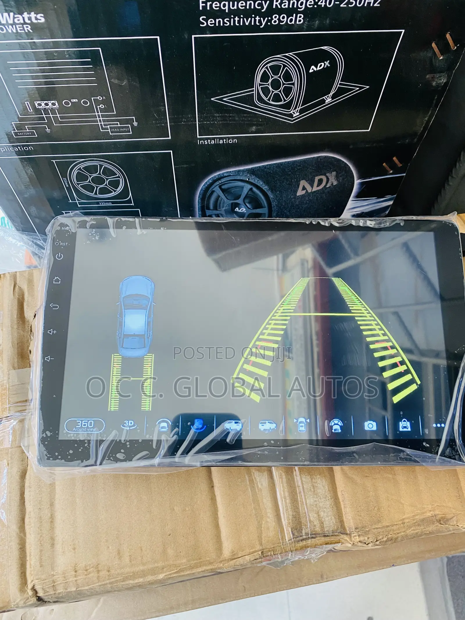 Original Android Screen for 360 Cameras for Hilux 10 Inches